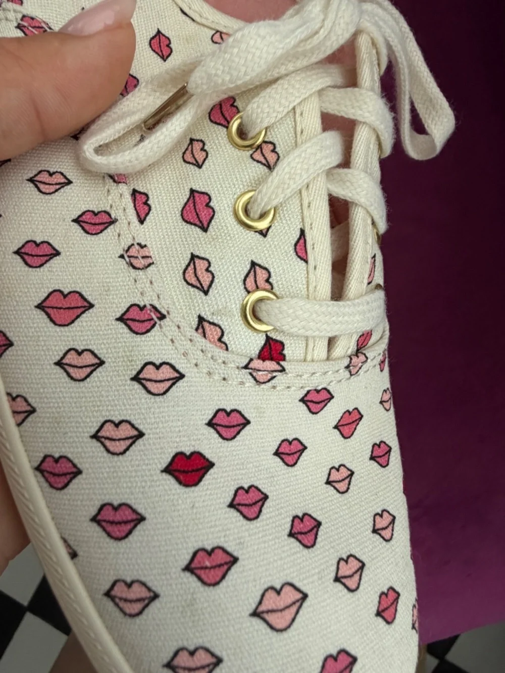 Keds x Kate Spade New York Champion Lips Sneakers Women’s 8.5